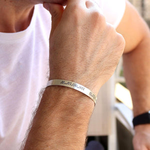 Latitude Longitude Bracelet - Birthday Gift for Men