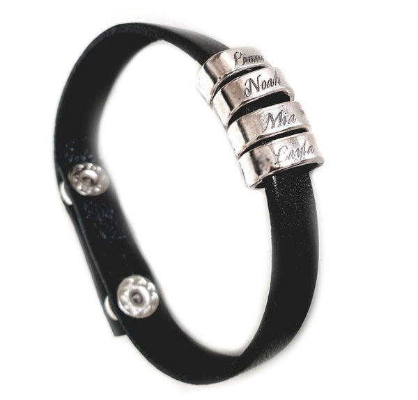 Navigator bracelet with name kids for Father's Day