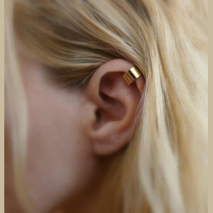 Cartilage Earring - Minimalist Thick Ear Cuff