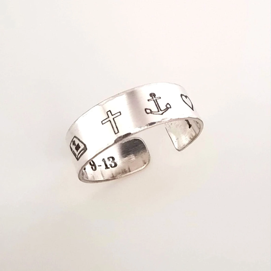 Spiritual Symbol Ring - Customized symbols ring
