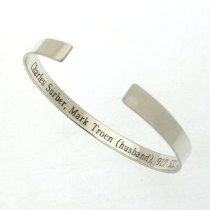 Diabetes Medical Alert Bracelet