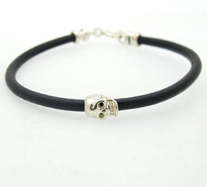 Skull Bracelet - Leather bracelet for Men