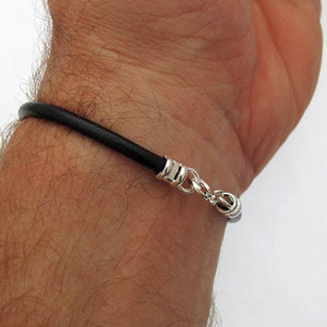 Skull Bracelet - Leather bracelet for Men