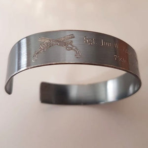 Custom POW bracelet