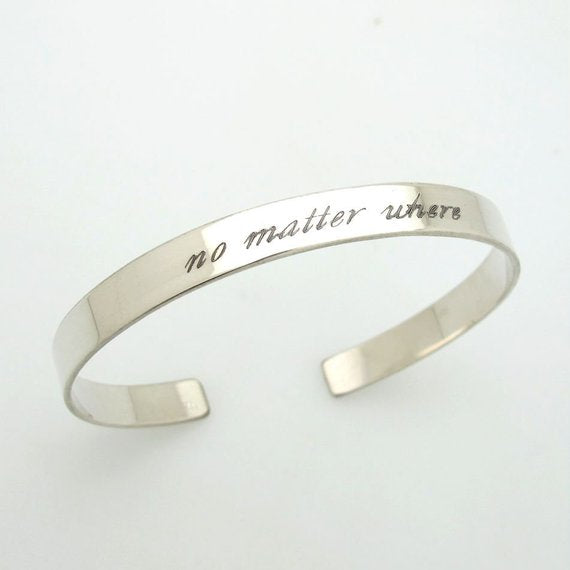 Inspirational bracelet - Hidden Quote Bracelet