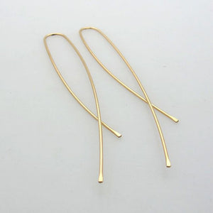 Long Gold Earrings