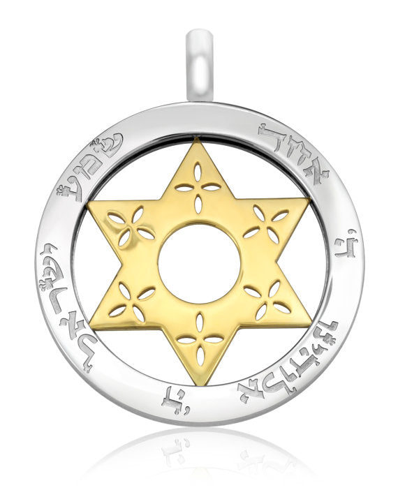 Jewish Star of David Pendant Necklace