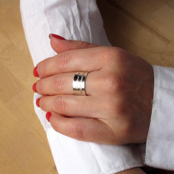 Message Ring for Men