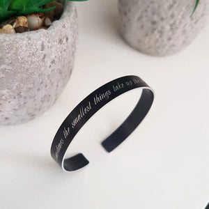 Custom Black bracelet for men