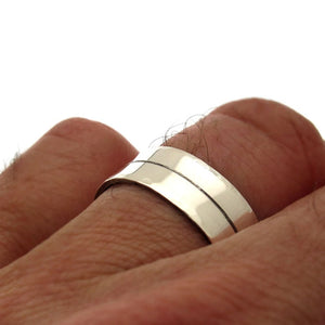 Sterling Silver Flat Profile Ring