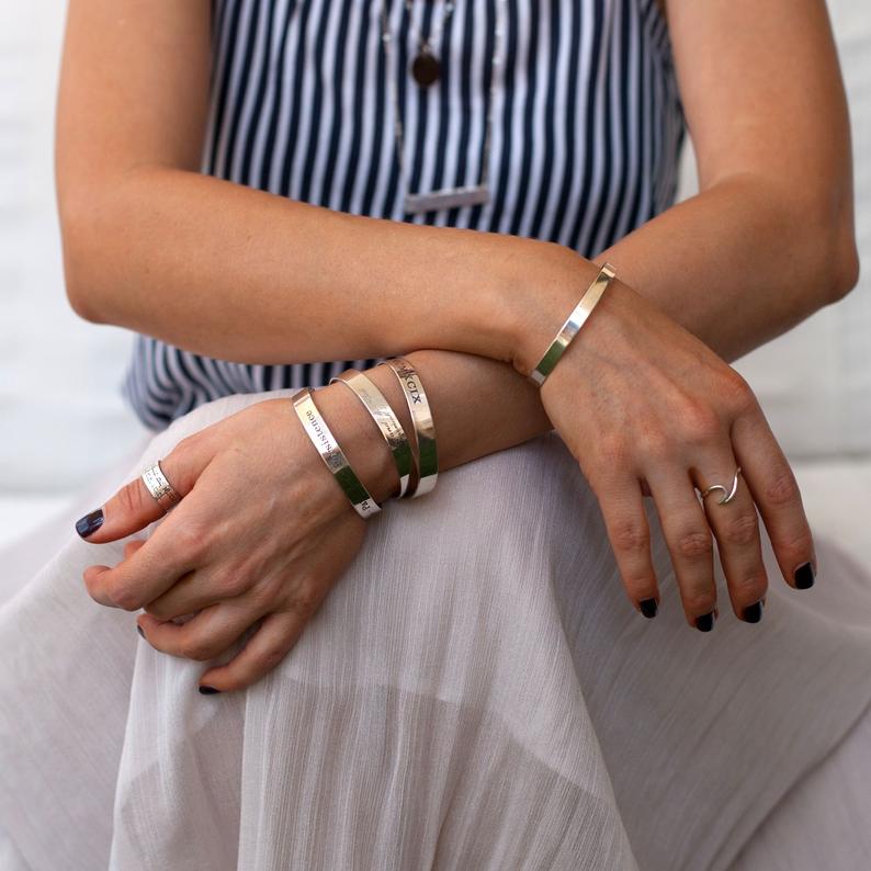Custom sales inspirational bracelets