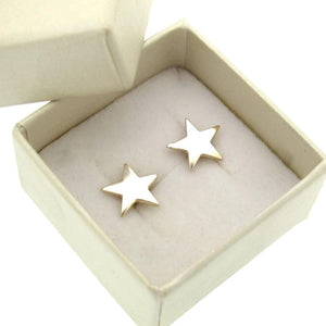 Star Stud Earrings in Sterling Silver