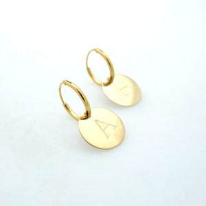 Initial Earrings - Birthday gfit for her