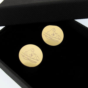 Personalized Cufflinks - Wedding Gold cuff links