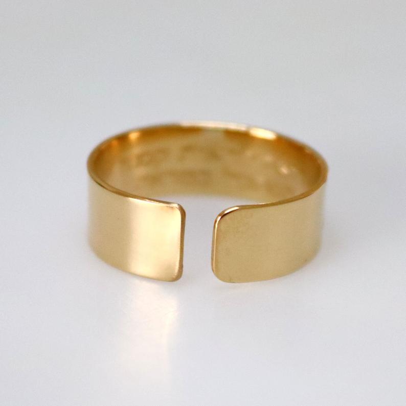 Infinity Gold Adjustable Ring – The Lemonade Boutique LLC