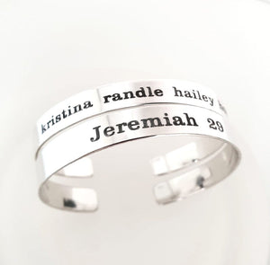 Bible Verse Engraved Bracelet