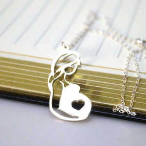 Gift for Expecting Mom - Mother's Necklace