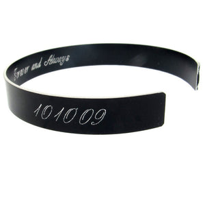 Custom Black bracelet for men