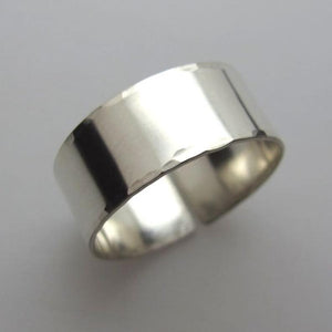 Engraved Mens Ring in Sterling Silver