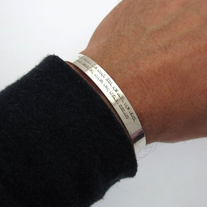 Personalized Psalm Cuff Bracelet