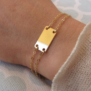 Personalized Gold Filled Name Bracelet 