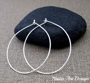 Silver teardrop earings