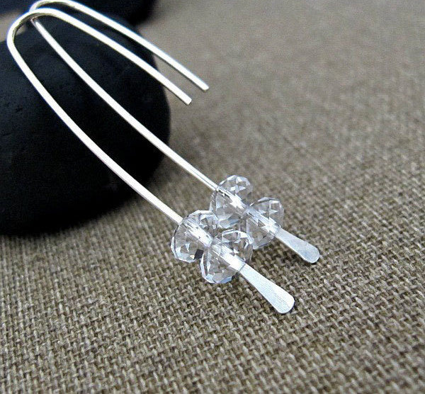 herkimer diamond earrings