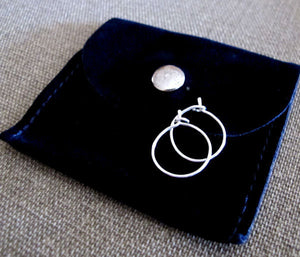 Small Sterling Silver Hoop Earrings