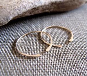 Minimalist Gold Hoop Earrings