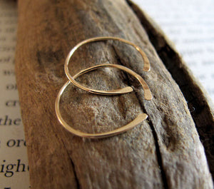 Minimalist Gold Hoop Earrings