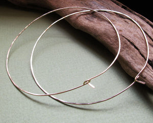 Elegant Extra Large 14k Gold Filled Hoops