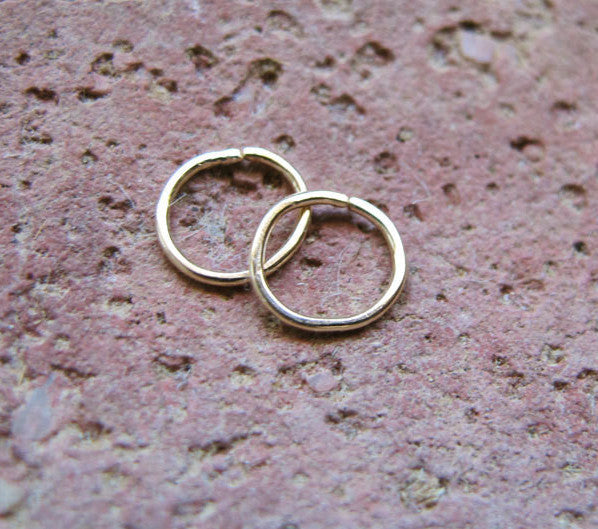 Cartilage Gold Filled Hoop Earrings - Helix / Tragus / Nose ring Close to ear hoops