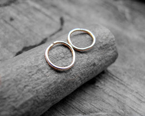 Cartilage Gold Filled Hoop Earrings - Helix / Tragus / Nose ring
