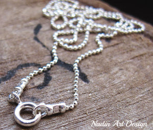 Sterling Silver Ball Chain Necklace