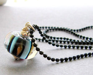 Black Ball Chain Necklace