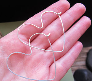 Sterling Silver Heart Earrings