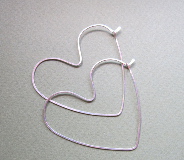 Sterling Silver Heart Earrings
