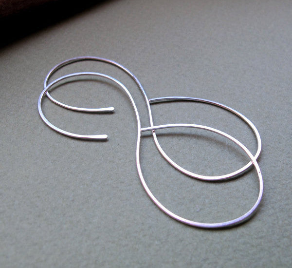 Infinity Earrings - Figure-8 Hoops