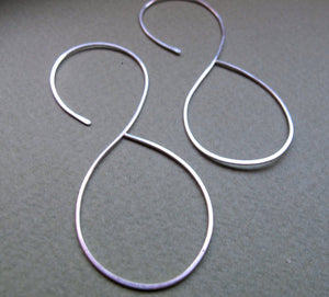 Infinity Earrings - Figure-8 Hoops