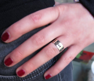 Custom Band - Personalized Name Ring