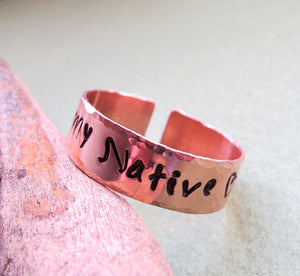 Custom Band - Personalized Name Ring