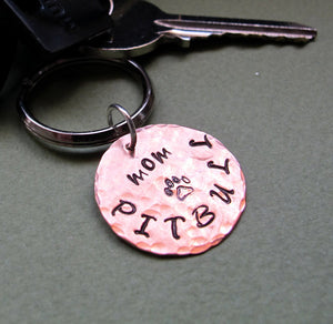 Personalized Dog ID Tag Keychain