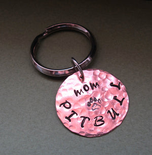 Personalized Dog ID Tag Keychain