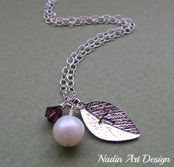 Charms birthstone necklace