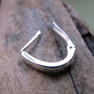 Sterling Silver Big Earring for Men