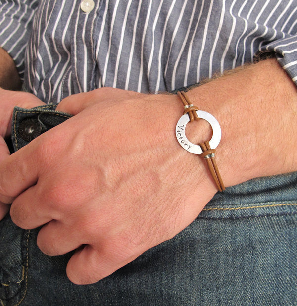 Custom deals washer bracelet