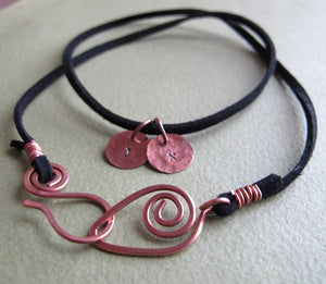 Leather Cord Wrap Charm Bracelet