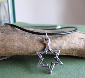 Hebrew Jewelry - Star of David Necklace for Men