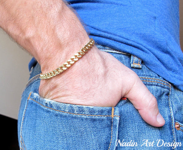 Men's Gold Bracelet - Coluccis Jewelers