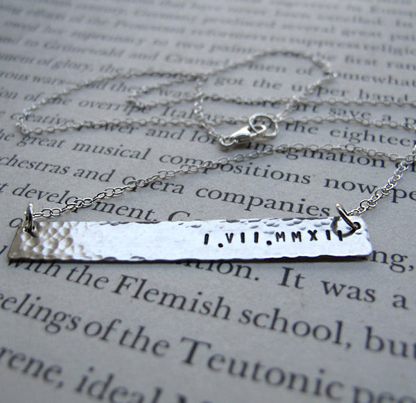 name pendant necklace